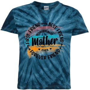 World's Best Mother Ever Best Mama Mother's Day Gift Idea For Mama Kids Tie-Dye T-Shirt