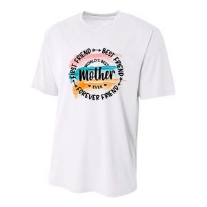 World's Best Mother Ever Best Mama Mother's Day Gift Idea For Mama Youth Performance Sprint T-Shirt