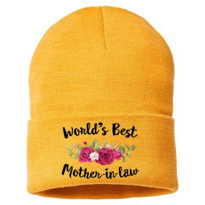 Worlds Best Mother In Law Groom Bride Ideas Weeding Party Cool Gift Sustainable Knit Beanie