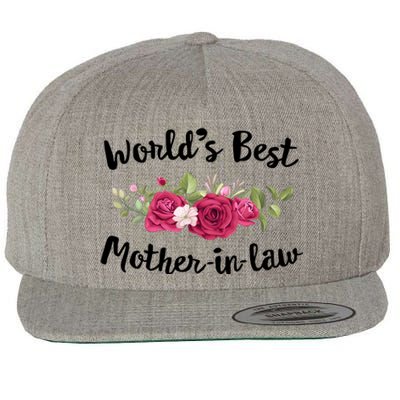 Worlds Best Mother In Law Groom Bride Ideas Weeding Party Cool Gift Wool Snapback Cap