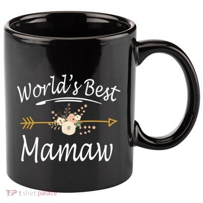 WorldS Best Mamaw Gift Mothers Day Cute Funny Gift 11oz C Handle Ceramic Mug