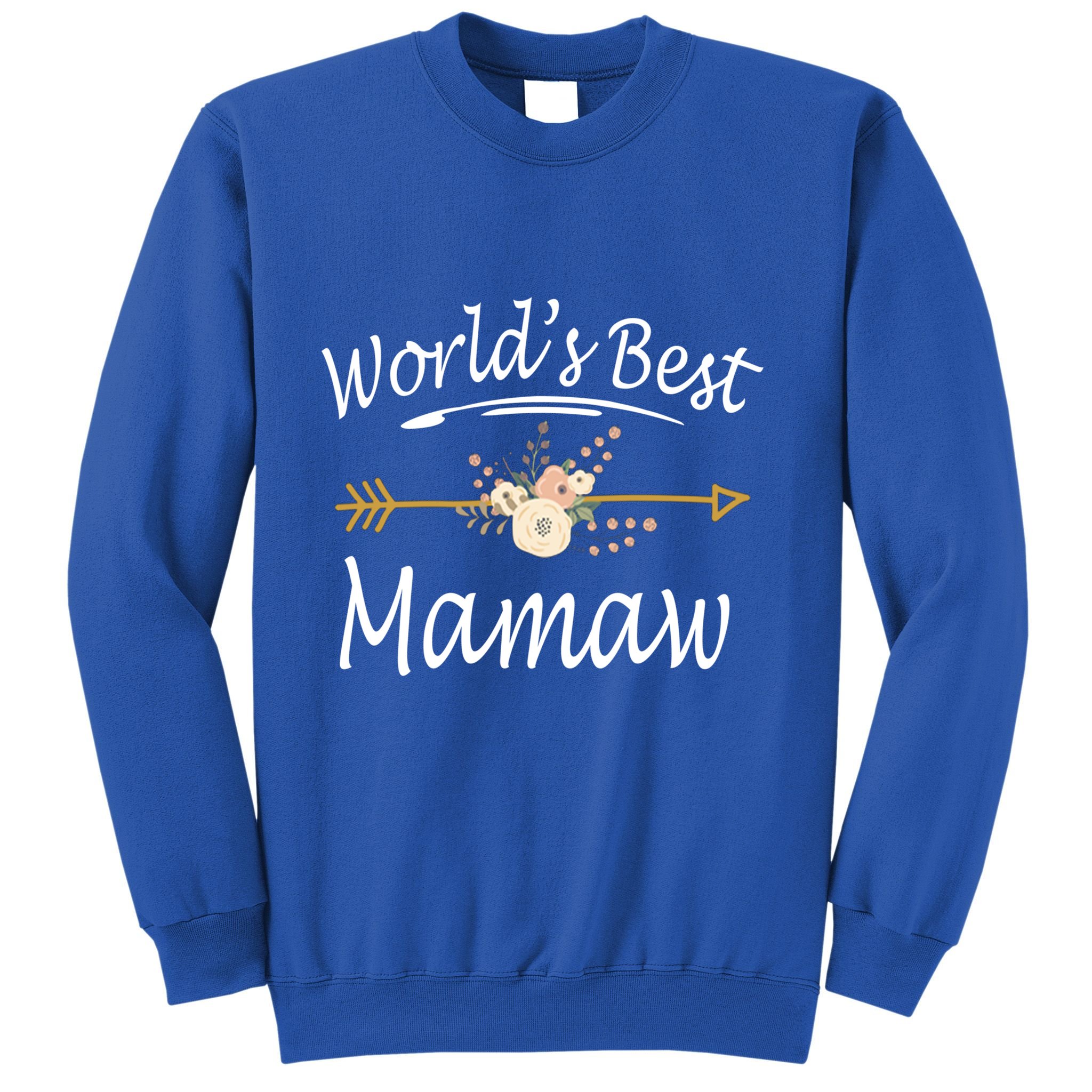 WorldS Best Mamaw Gift Mothers Day Cute Funny Gift Sweatshirt
