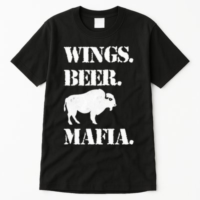 Wings Beer Mafia Buffalo Ny Buffalo Football Tall T-Shirt