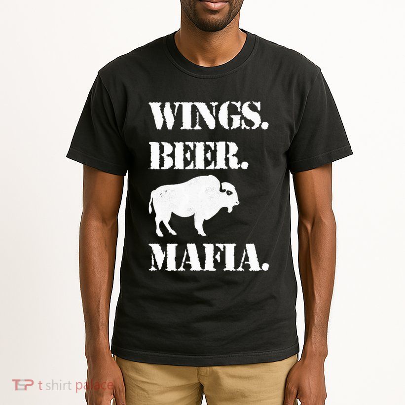 Wings Beer Mafia Buffalo Ny Buffalo Football Tall T-Shirt