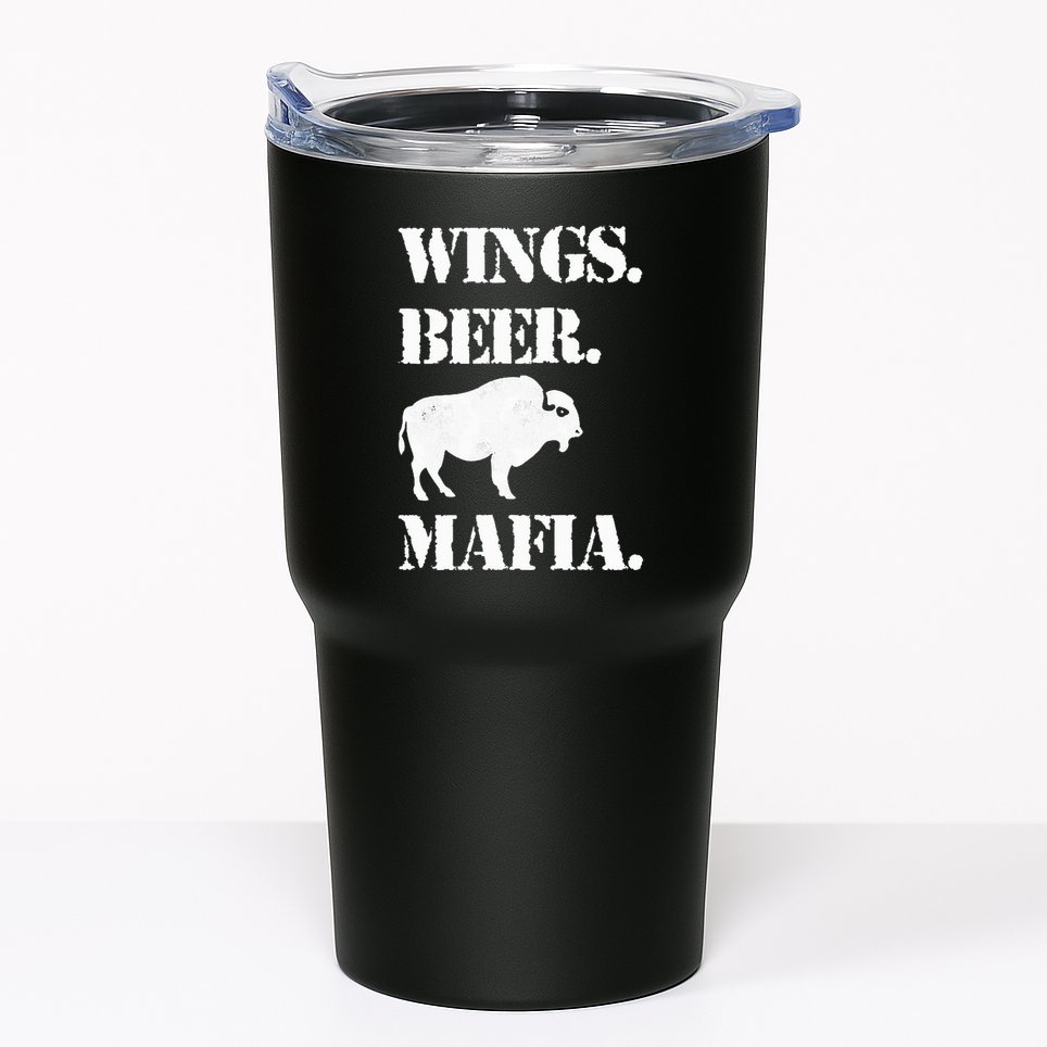 Wings Beer Mafia Buffalo Ny Buffalo Football Tumbler