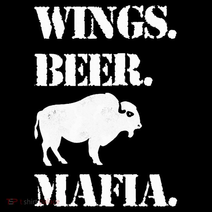 Wings Beer Mafia Buffalo Ny Buffalo Football Premium T-Shirt