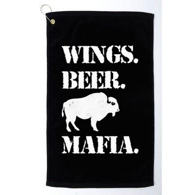 Wings Beer Mafia Buffalo Ny Buffalo Football Golf Towel