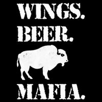 Wings Beer Mafia Buffalo Ny Buffalo Football Kids Hoodie