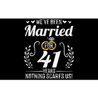 We've Been Married For 41 Years For Couples 41st Anniversary Bumper Sticker