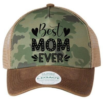 Wo Best Mom Ever! Legacy Tie Dye Trucker Hat