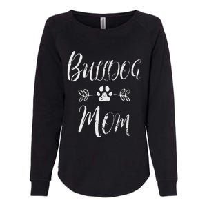 Womens Bulldog Mom French Bulldog Mom Funny Dog Mom Womens California Wash Sweatshirt