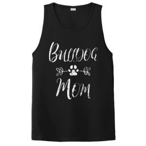 Womens Bulldog Mom French Bulldog Mom Funny Dog Mom PosiCharge Competitor Tank