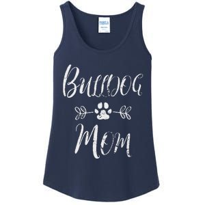 Womens Bulldog Mom French Bulldog Mom Funny Dog Mom Ladies Essential Tank