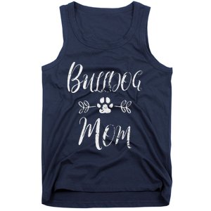 Womens Bulldog Mom French Bulldog Mom Funny Dog Mom Tank Top