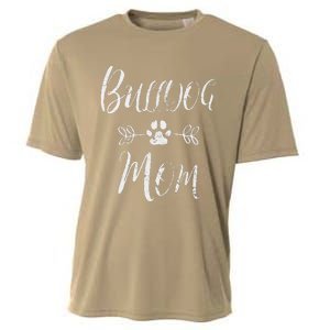 Womens Bulldog Mom French Bulldog Mom Funny Dog Mom Cooling Performance Crew T-Shirt