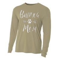 Womens Bulldog Mom French Bulldog Mom Funny Dog Mom Cooling Performance Long Sleeve Crew