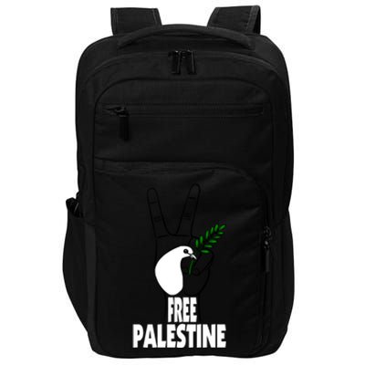 West Bank Middle East Peace Dove Olive Branch Free Palestine Gift Impact Tech Backpack