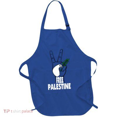 West Bank Middle East Peace Dove Olive Branch Free Palestine Gift Apron