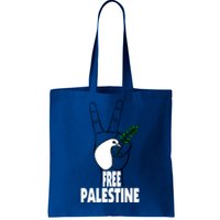 West Bank Middle East Peace Dove Olive Branch Free Palestine Gift Tote Bag