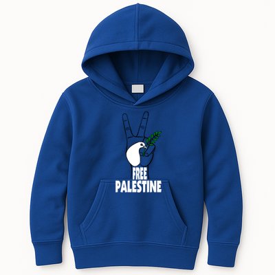 West Bank Middle East Peace Dove Olive Branch Free Palestine Gift Kids Hoodie