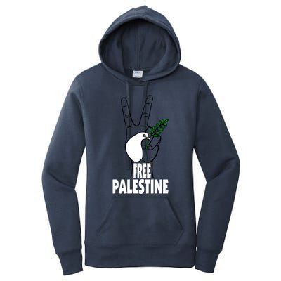 West Bank Middle East Peace Dove Olive Branch Free Palestine Gift Women's Pullover Hoodie