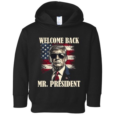 Welcome Back Mr President Donald Trump Victory Toddler Hoodie