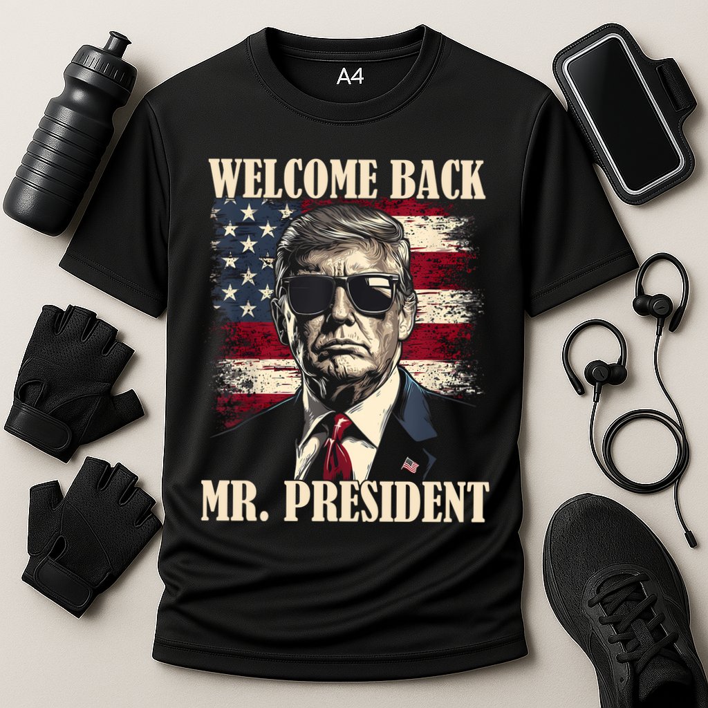 Welcome Back Mr President Donald Trump Victory Cooling Performance Crew T-Shirt