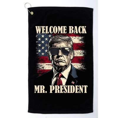 Welcome Back Mr President Donald Trump Victory Golf Towel