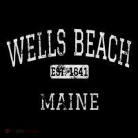 Wells Beach Maine Me Vintage Performance Shirt