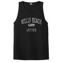 Wells Beach Maine Me Vintage PosiCharge Competitor Tank