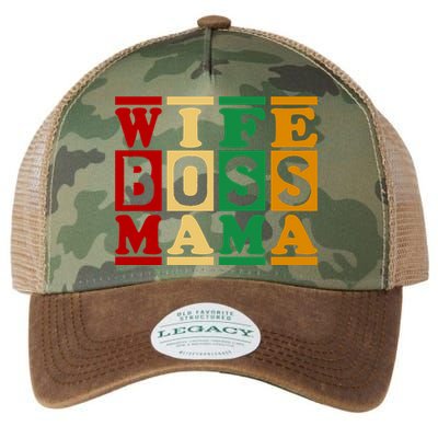 Wife Boss Mama Legacy Tie Dye Trucker Hat