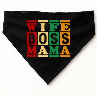 Wife Boss Mama USA-Made Doggie Bandana