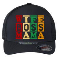 Wife Boss Mama Flexfit Unipanel Trucker Cap