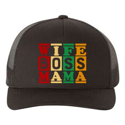 Wife Boss Mama Yupoong Adult 5-Panel Trucker Hat