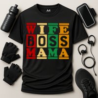 Wife Boss Mama Performance Shirt