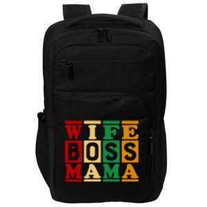 Wife Boss Mama Impact Tech Backpack