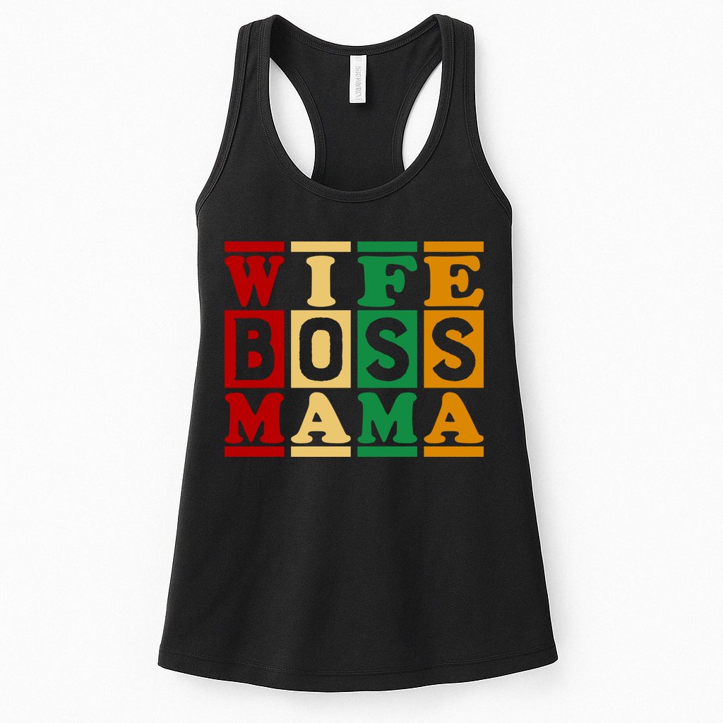 Wife Boss Mama Womens Tank Top