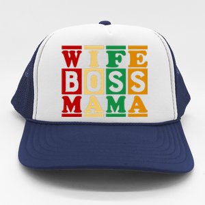 Wife Boss Mama Trucker Hat