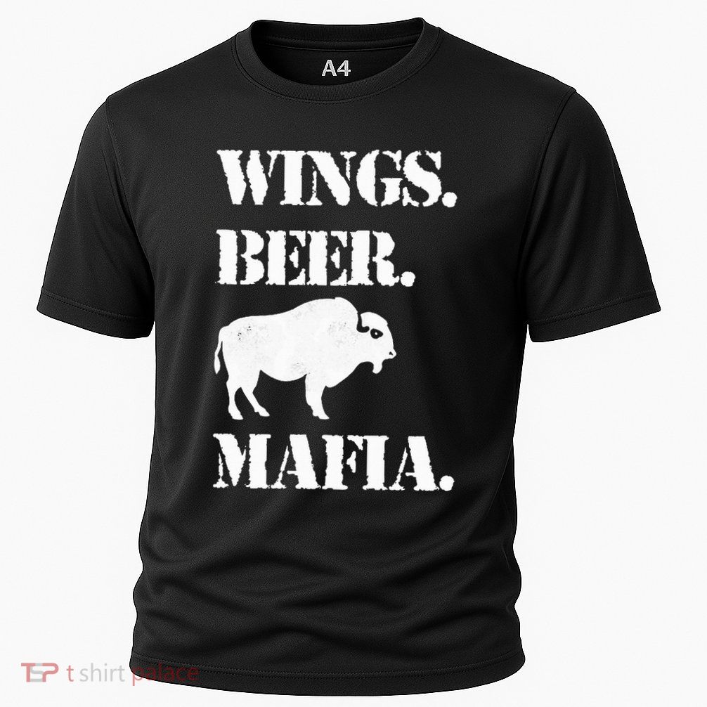 Wings Beer Mafia Buffalo Ny Buffalo Football Cooling Performance Crew T-Shirt