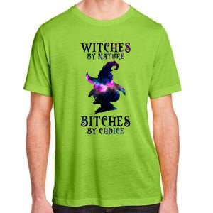 Witches By Nature Bitches By Choice Funny Halloween Witch Meaningful Gift Adult ChromaSoft Performance T-Shirt