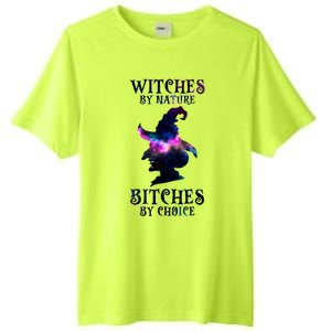 Witches By Nature Bitches By Choice Funny Halloween Witch Meaningful Gift Tall Fusion ChromaSoft Performance T-Shirt