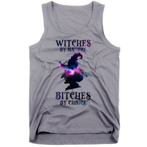 Witches By Nature Bitches By Choice Funny Halloween Witch Meaningful Gift Tank Top