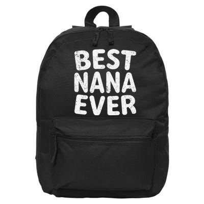 Womens Best Nana Ever Funny Mother's Day Christmas 16 in Basic Backpack