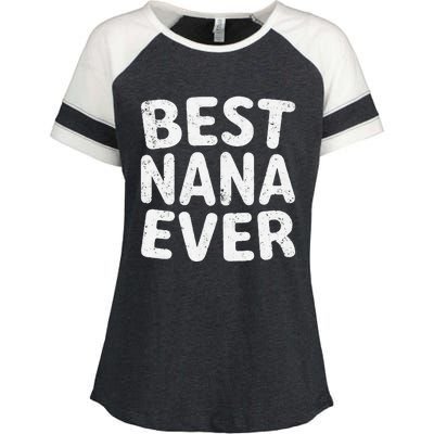 Womens Best Nana Ever Funny Mother's Day Christmas Enza Ladies Jersey Colorblock Tee