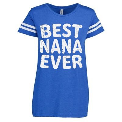 Womens Best Nana Ever Funny Mother's Day Christmas Enza Ladies Jersey Football T-Shirt