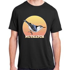 White Breasted Nuthatch Bird Birdlover Birdwatcher Biologist Adult ChromaSoft Performance T-Shirt