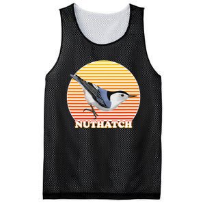 White Breasted Nuthatch Bird Birdlover Birdwatcher Biologist Mesh Reversible Basketball Jersey Tank