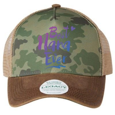 World Best Nana Ever Grandma Gift Legacy Tie Dye Trucker Hat