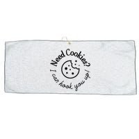 Womens Baking Need Cookies I Can Hook You Up Large Microfiber Waffle Golf Towel