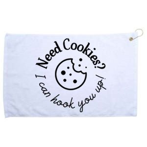 Womens Baking Need Cookies I Can Hook You Up Grommeted Golf Towel